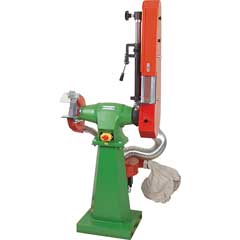 Absaug-Bandschleifmaschine 400V,1500W 1400U/min,mit Sockel