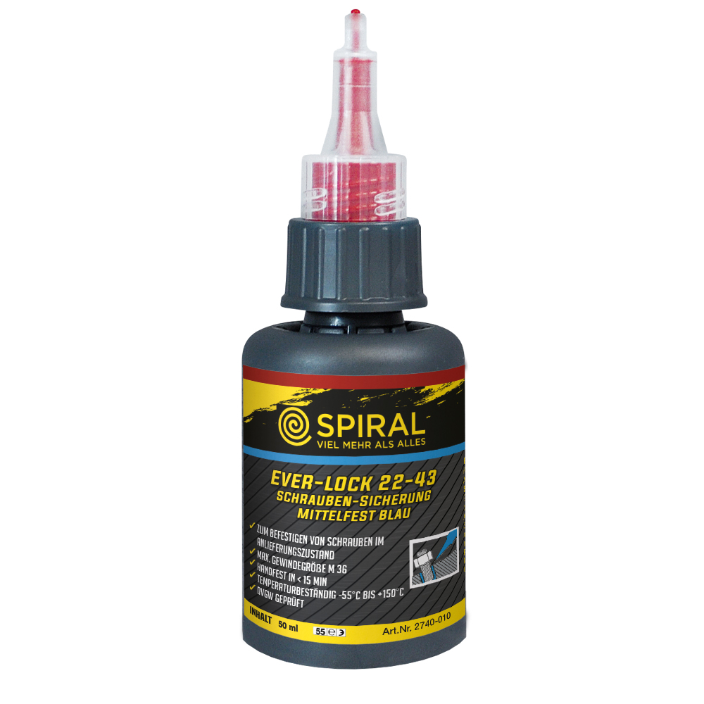 Ever-Lock Nl 22-43 blau mittelfest, Schraubensicherung, Festigkeit: mittelfest, Inhalt: 50g/ml