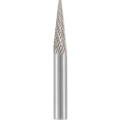 HM-Fräser PRO,Spitzkegelform, Diamantverzahnung,exakte Spanabnahme, Kopfbreite: 6mm, Kopflänge: 20mm