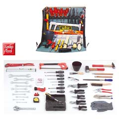 Installateur-Werkkzeugsatz TASCHE,76-tlg 75 Qualitäts-Werkzeuge,in Tasche
