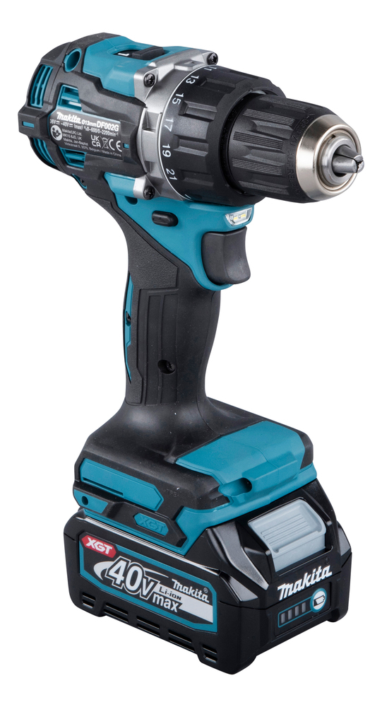 Akku-Bohrschrauber MAKITA DF002GA201 40V 2x2Ah Akku,Koffer und Ladegerät