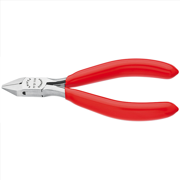 Elek-Seitensch 115mm, ohne Facette, PVC- Griff, spiegelpoliert