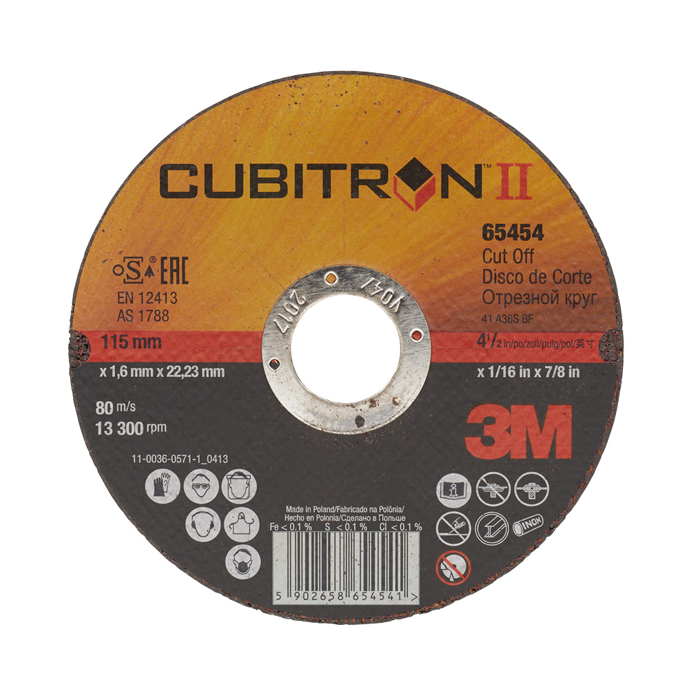 Trennscheibe CUBITRON II , Premium,T41, Außendurchmesser: 115mm, Körnung: A36+
