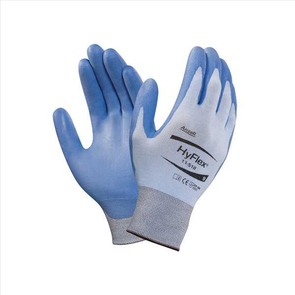 Handschuh HYFLEX 11-518 EN388/3.3.3.1,PU-beschichtet,Dyneema
