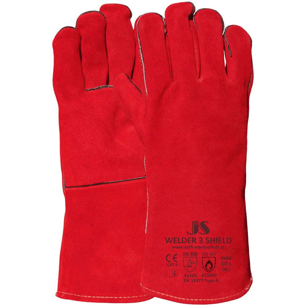 Schweißerhandschuh KEVLAR, Gr. 10,5 EN 388 3.1.4.3. Cat.II EN 407 4.1.3.X.4X