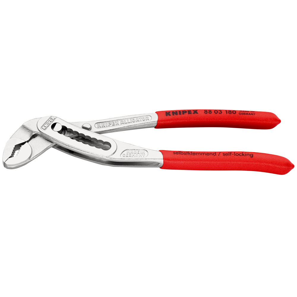 KNIPEX Alligator®, verchromt, Wasserpumpenzange, verchromt, Länge: 180mm