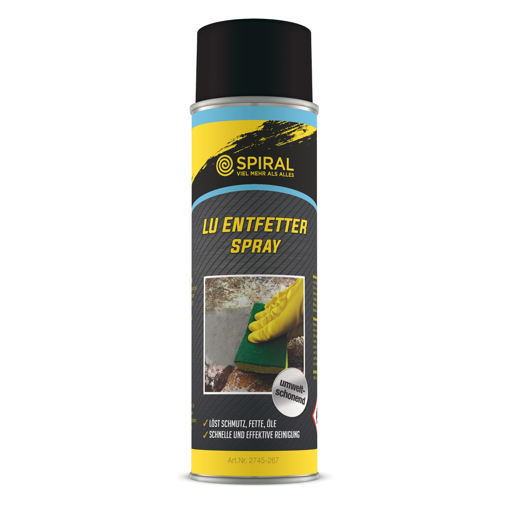 SPIRAL LU-Entfetter-Spray 500 ml Universalreiniger mit langer Einwirkzeit