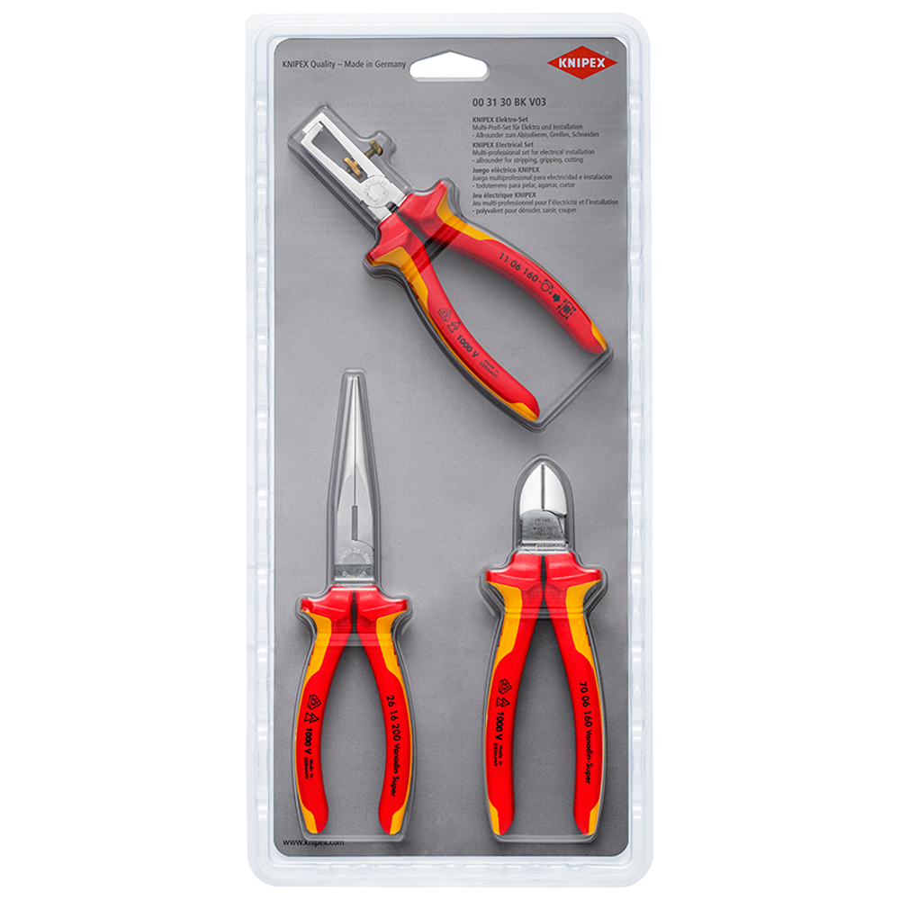 KNIPEX VDE Elektro-Set 3-teilig