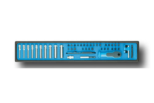 Steckschlüssel-Sortiment 1/4" in CT-Modul, 1500 CTD-20 BIT