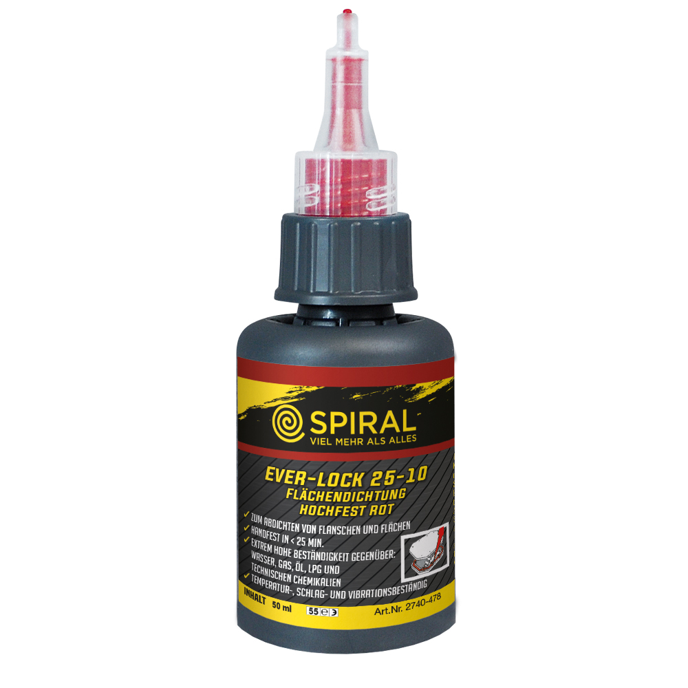Ever-Lock NI 25-10,rot,50ml hoch- und wärmefest,Flächendichtung