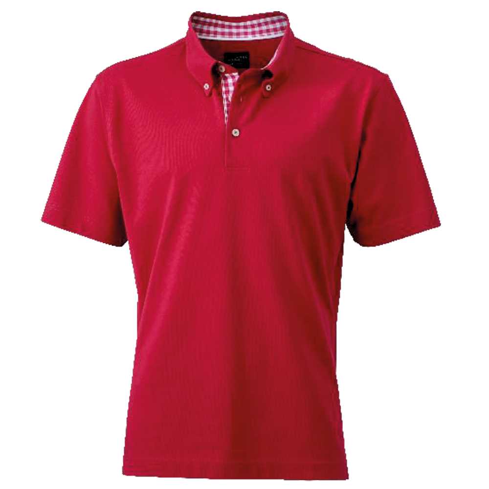 Karopoloshirt,, Nr. 54003-239-2XL - Seite: 45, Farbe: purple/weiß, Größe: 3XL