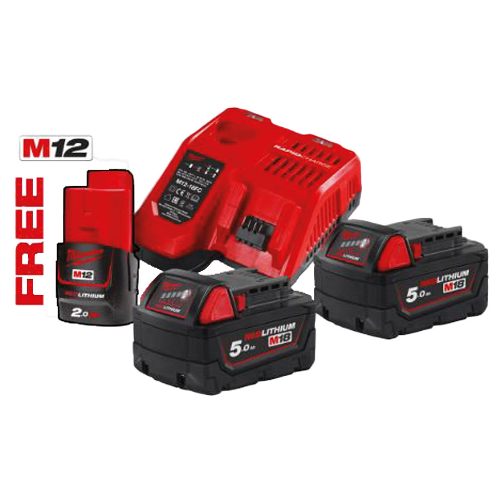 18V Starterset MILWAUKEE 18V M18HNRG-503