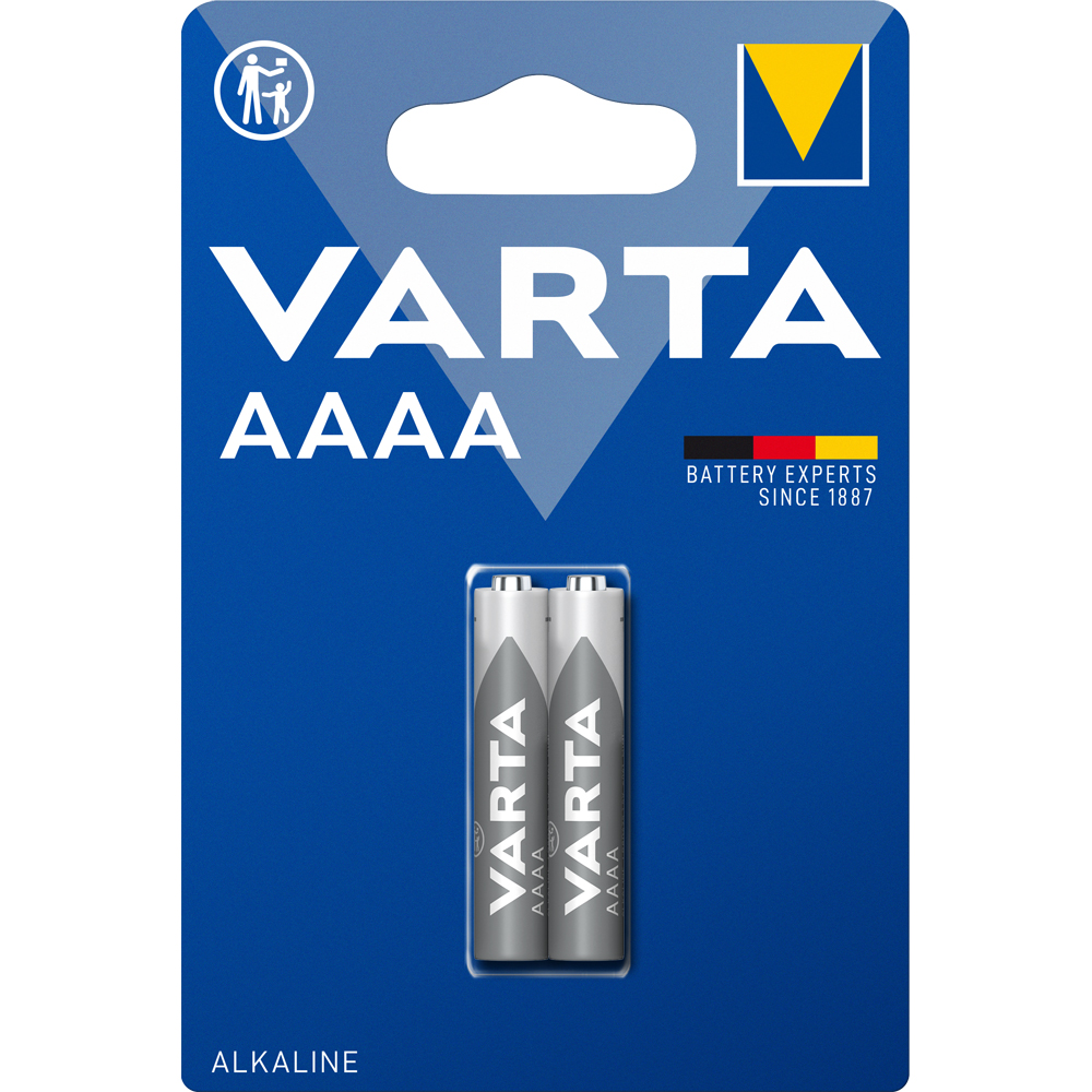 2 Stück Batterie Alkaline-Mini AAAA LR61A,1.5V,mit langer Lebensdauer