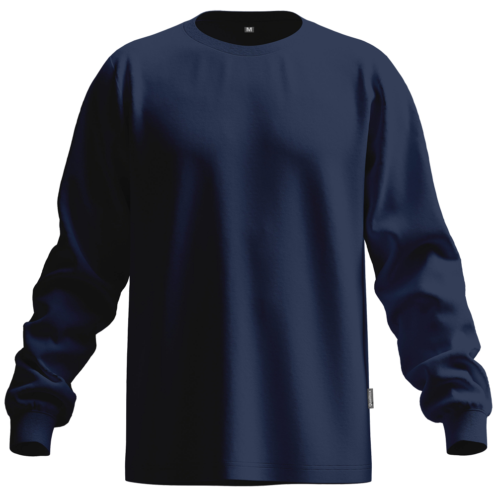 IND T-Shirt langarm marineblau