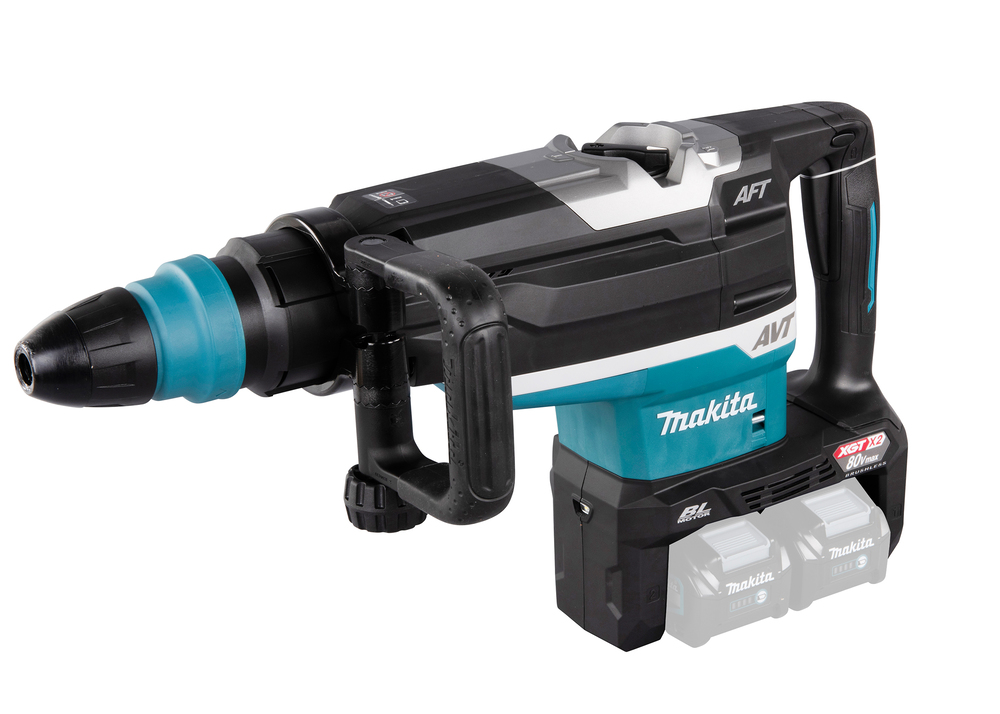 Akku-Bohrhammer MAKITA HR006GZ 40V 20J,ohne Akku,Ladegerät,Koffer