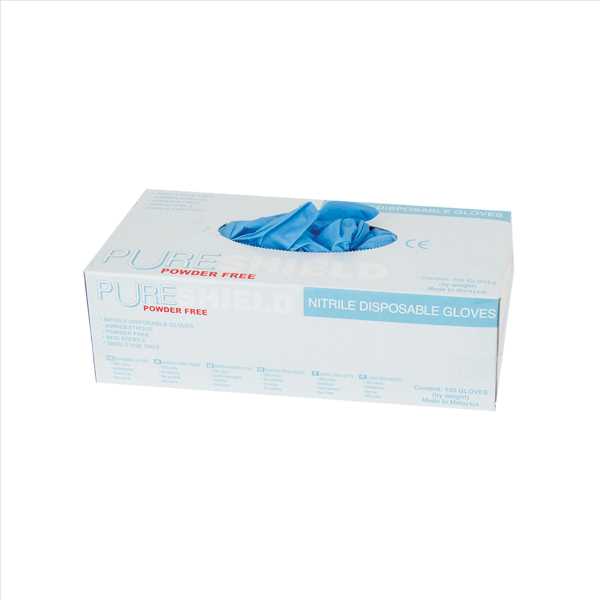 Einweghandschuh Nitril blau 100 Stück/Box