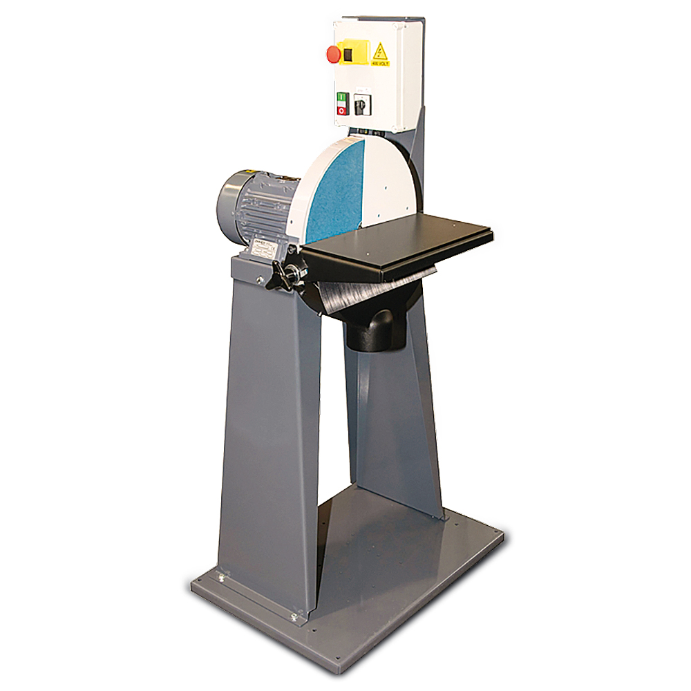 Tellerschleifmaschine 410/2 einseitig 2 Geschwindigkeiten,1PS