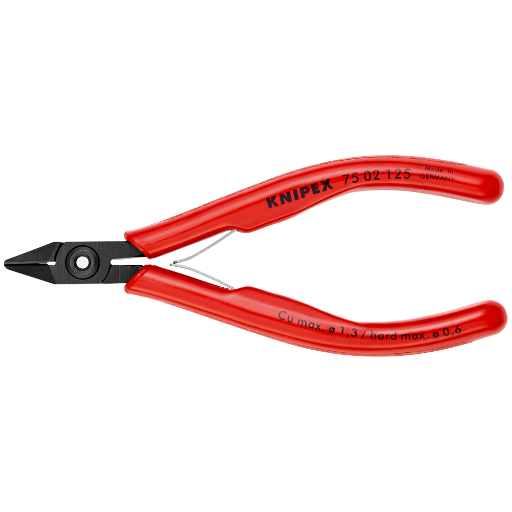 Seitenschneider SLIM 125mm mit Doppelführungsniete,präzise Schneiden