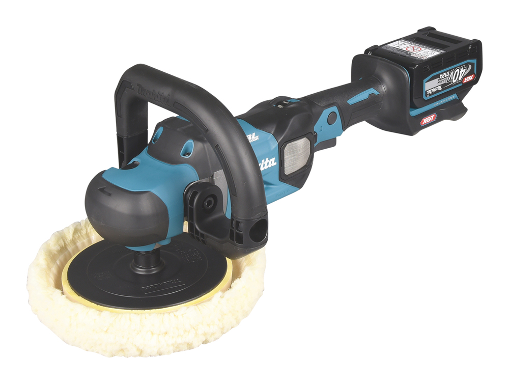 Akku-Polierschleif.MAKITA PV001GM101 40V Ø165mm,3,8kg,4Ah,Koffer und Ladegerät