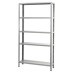 Steckregal 1100x500x1880mm,200kg,5 Böden verzinkt,komplett montagefertig