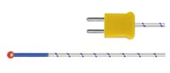 Schnell-Temperaturfühler 2mm Thermoperle auf Kabel,bis +250°C