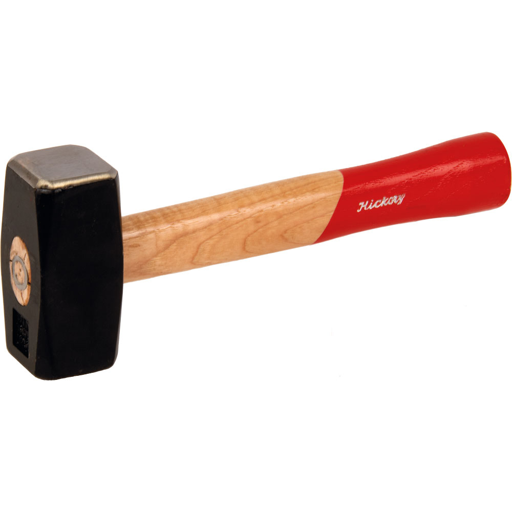 Fäustel,Hickory Stiel,aus zähem verschleißfestem Chrom-Van-Stahl