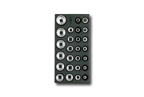 Satz Steckschlüsseleinsätze 1/2", UD-Profil, in 1/3 ES-Modul, 1500 ES-D 19