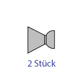 2 Stück Cobra-6mm Flachdüse Nr.8425-19