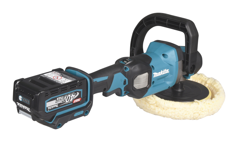 Akku-Polierschleif.MAKITA PV001GM101 40V Ø165mm,3,8kg,4Ah,Koffer und Ladegerät