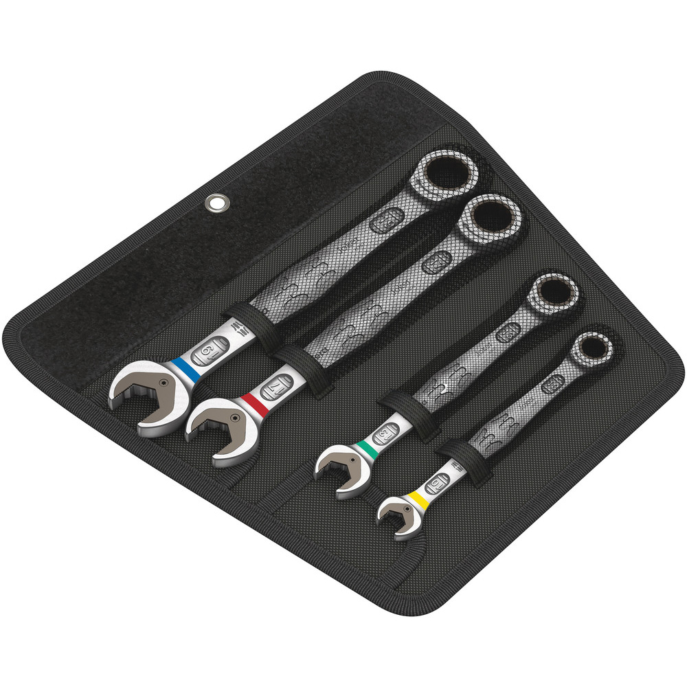 Maul-Ringratschschlüssel-Satz WERA 4tlg. 10-19mm,in robuster Tasche