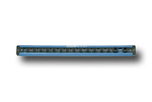 Steckleiste 3/8" magnetisch, 480 mm, 14 Steckplätze, SL 3014