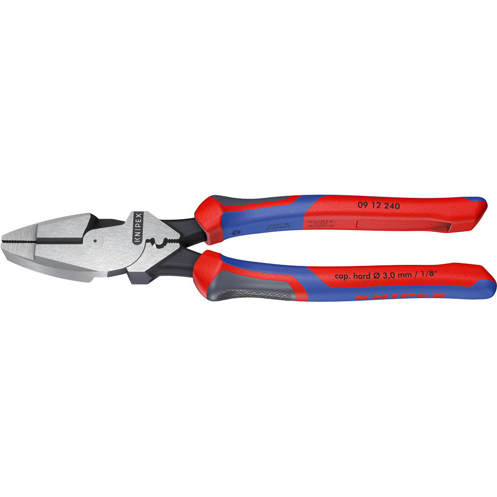 Kabelzange 240 mm, MK Hülle, schwarz atramentiert, poliert,"Lineman`s Pliers"