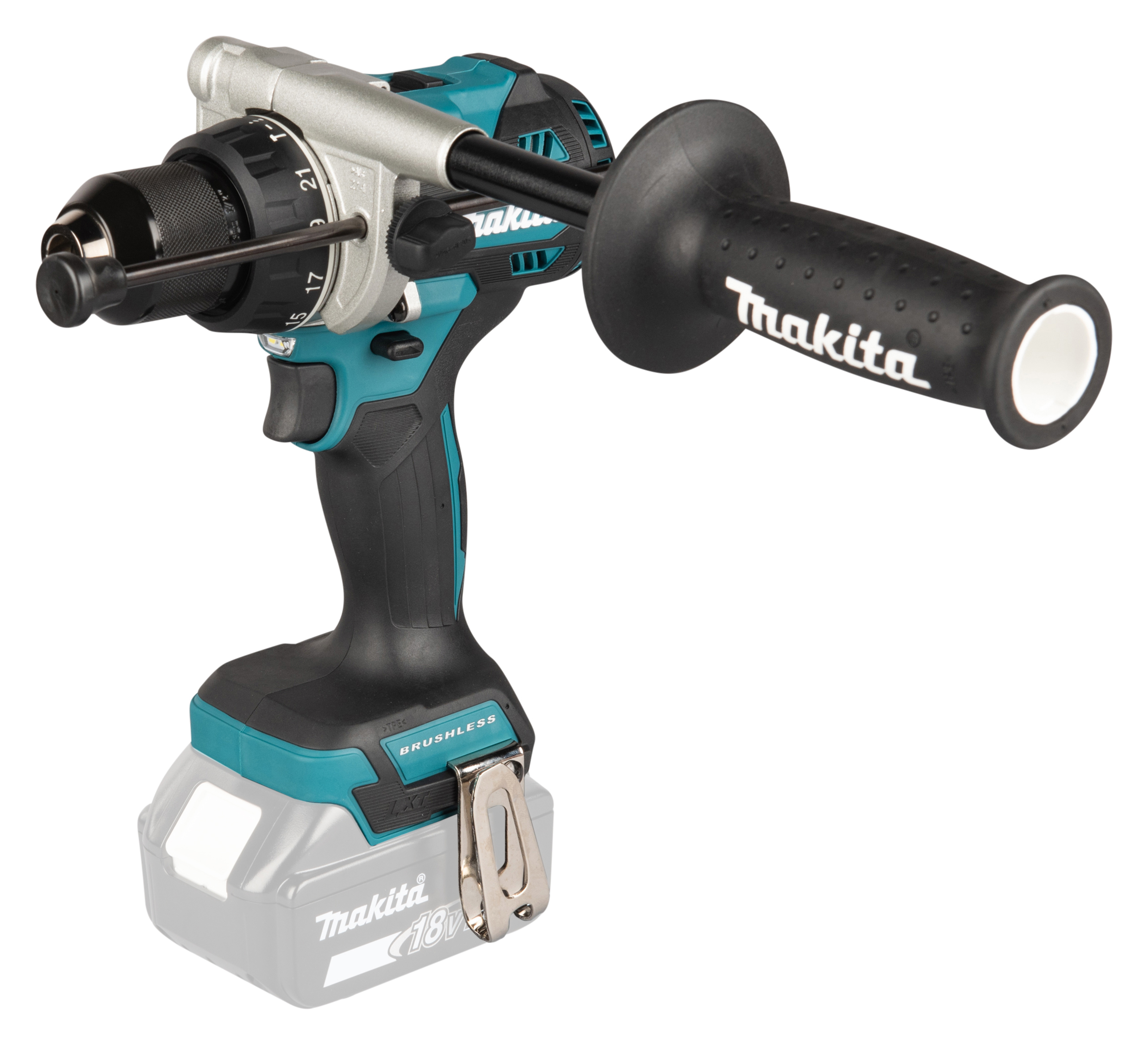 Akku-Bohrschrauber MAKITA DHP492Z 18V ohne Akku Ladegerät und Koffer