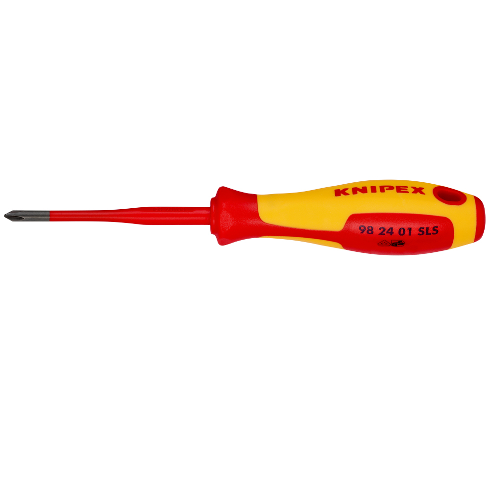 KNIPEX Schraubend. Plus-Minus PH SLIM, Abtrieb: PH/S 1, Länge der Klinge: 80mm