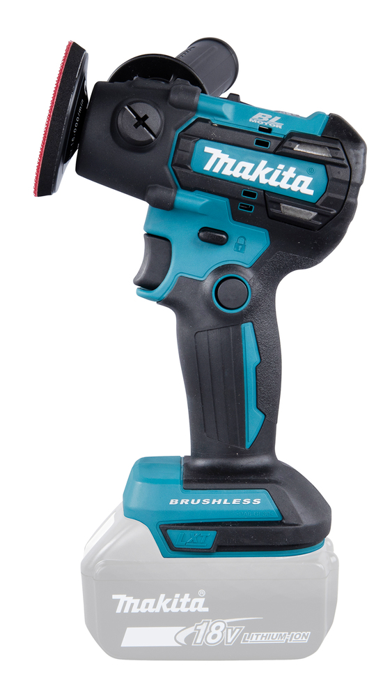 Akku-Polierschleifer MAKITA DPV300Z 18V Ø80mm,1,6kg ohne Akku,Koffer u.Ladegerät