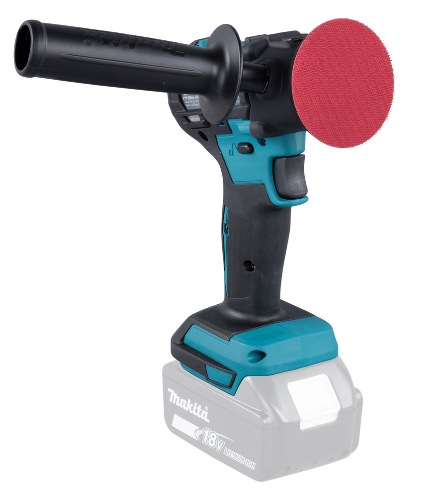 Akku-Polierschleifer MAKITA DPV300Z 18V Ø80mm,1,6kg ohne Akku,Koffer u.Ladegerät
