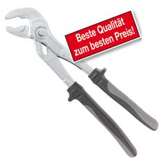 Wasserpumpenzange GRIP-FIX 300mm 2-Zonen-Isolierung,1-Hand-Gleitgelenk