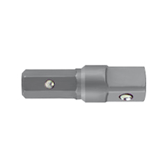 Nuss-Adaper MICRO 4mm 6-Kant 1/4" 4-Kant Aufnahme