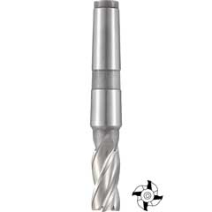 Schaftfräser 24mm,DIN 845,ULTRA,CO-HSS mit MK und Innen-Anzugssgewinde