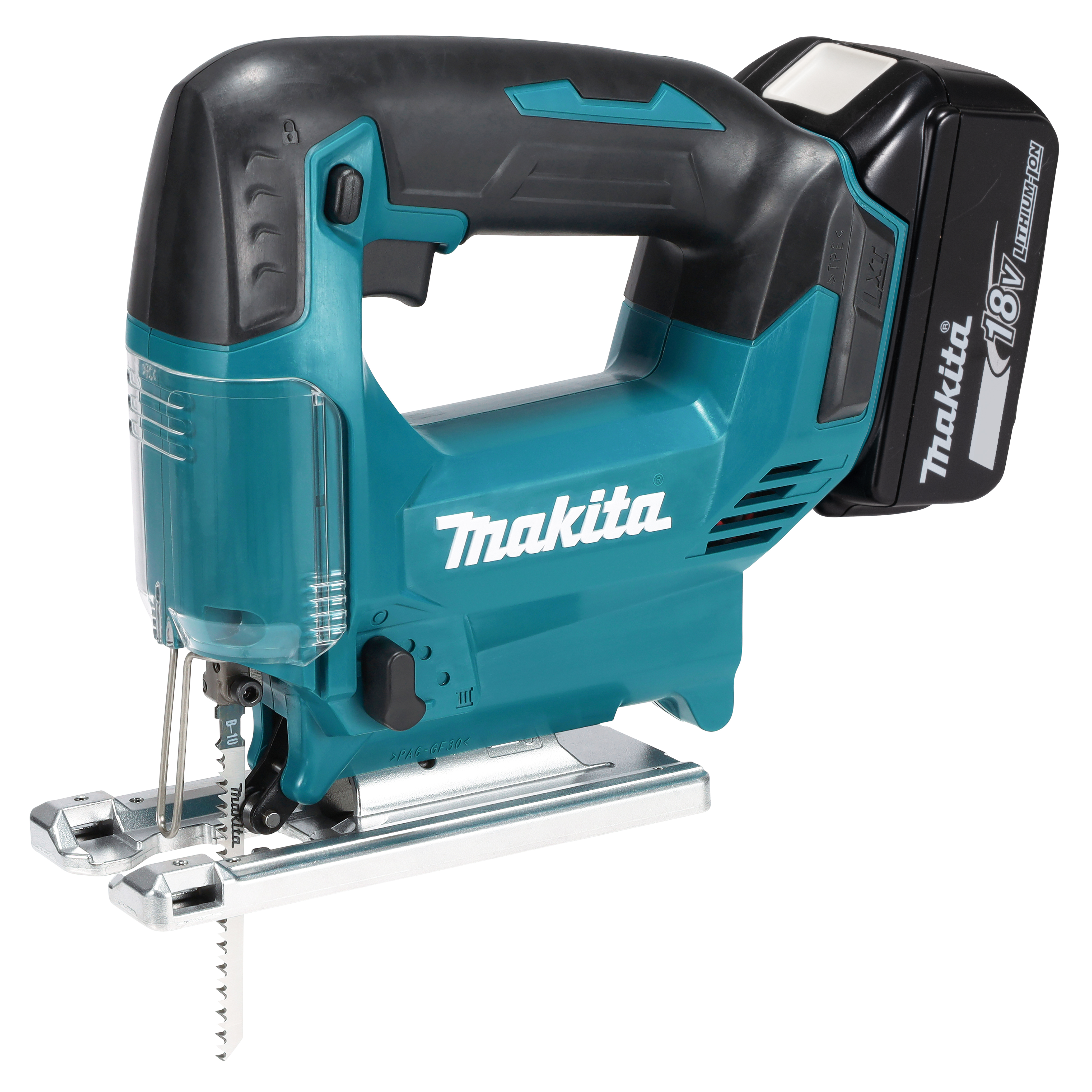 Akku-Stichsäge MAKITA DJV186SFJ 18V inkl. 2x3Ah Akkus, Ladegerät und Makpac