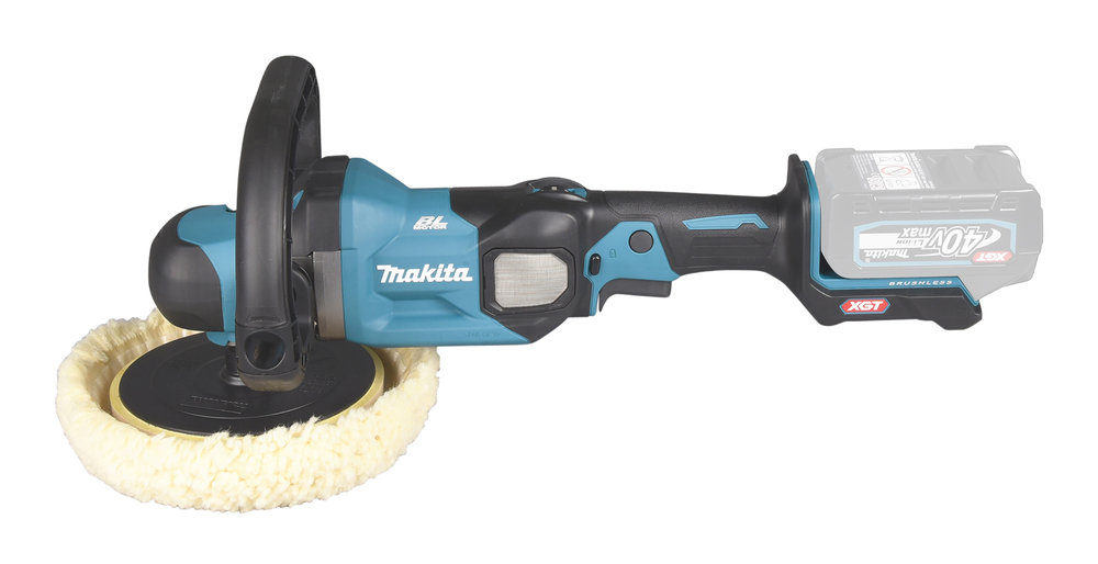 Akku-Polierschleifer MAKITA PV001GZ 40V Ø165mm,3,8kg ohne Akku,Koffer u. Ladeg.