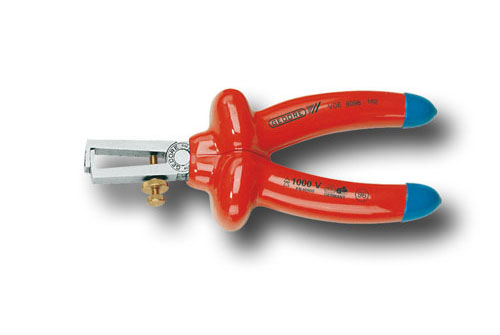 VDE-Abisolierzange mit Tauchisolierung 160 mm, VDE 8098-160