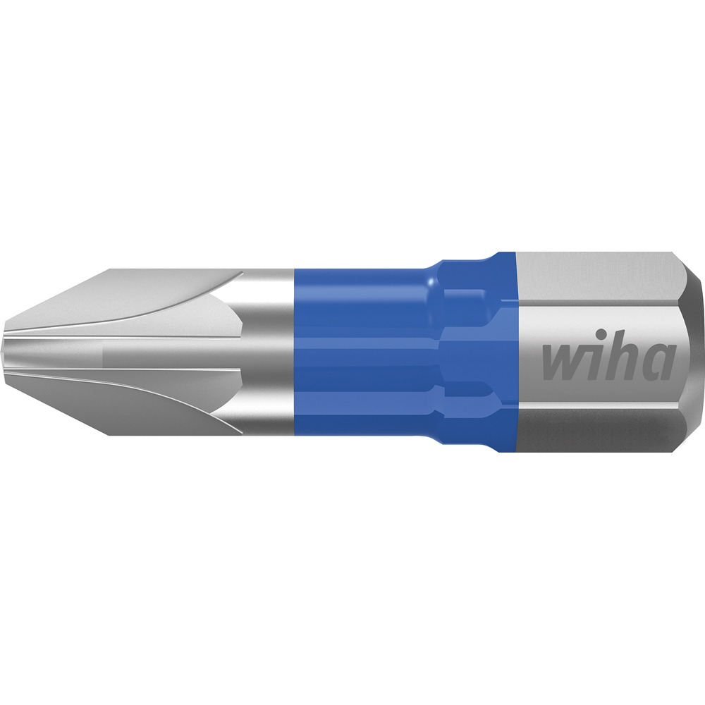 PROFI-T-Bit 1/4" blau, auch für Impact- und Schlagschrauber, Abtrieb: PZ3, Länge: 25mm