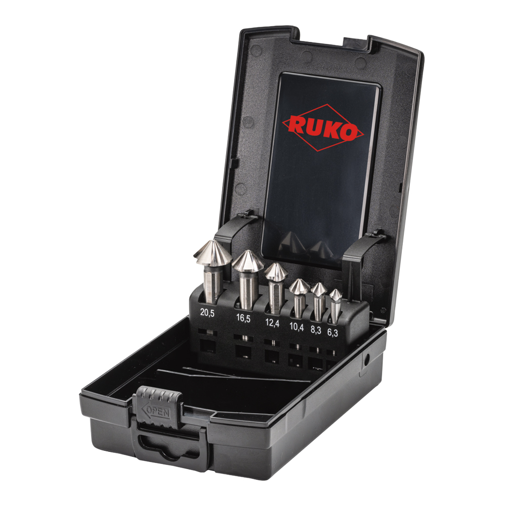 Kegelsenker-Set 4S HSS-Co5 nach DIN335C (04805)
