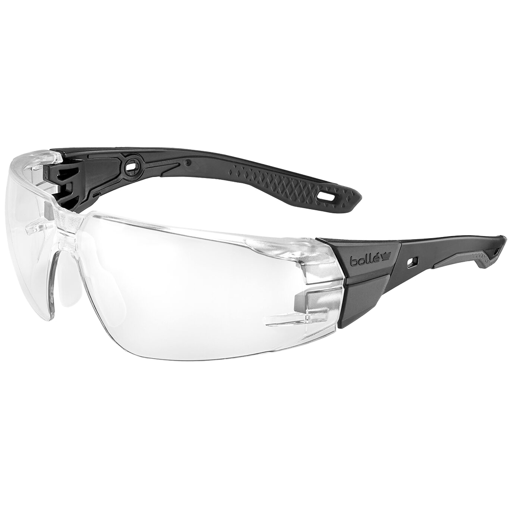 Schutzbrille RUSH+ 2.0, EN 16321, Scheibe: PC klar UL1,2 CT 1 KN CE, Rahmen: grau/schwarz