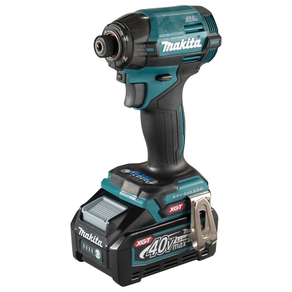 Akku-Schlagschraub.MAKITA TD002GD201 40V 2x2,5Ah Akku, Ladegerät u. Koffer