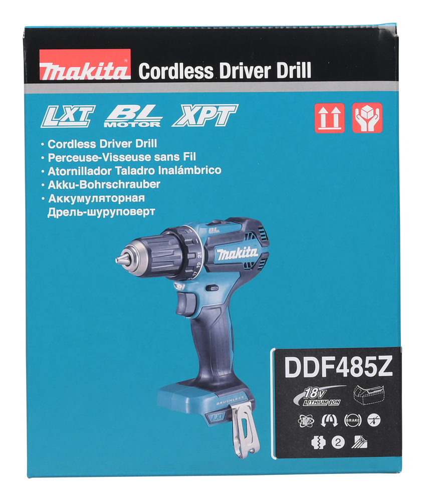 Akku-Bohrschrauber DDF485Z 18V/5Ah 13mm,0-1900Umin,ohne Koffer Akku Ladeger