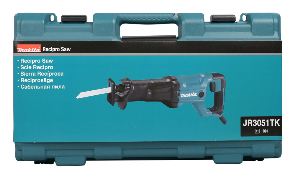 Reciprosäge MAKITA JR3051TK 1200 Watt stufenl. Drehzahl,Uni-Aufn. mit Koffer