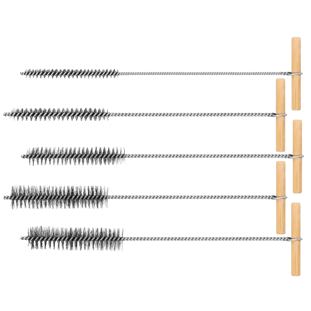 Lochbürsten-Set,5-tlg. je 1x Edelstahlbürste Ø 8/12/16/20/25mm