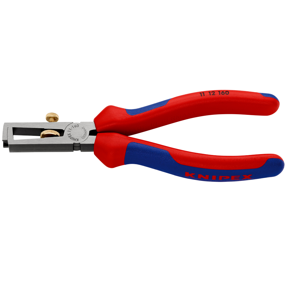 KNIPEX Abisolierzange, MK Hülle schwarz atramentiert, poliert